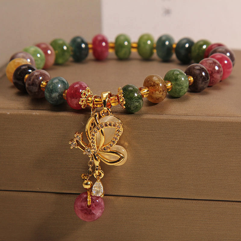 Colorful Bracelet Women's High-grade Butterfly