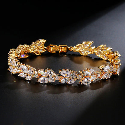 Micro Inlaid Zircon Bracelet Women's Special-interest Design
