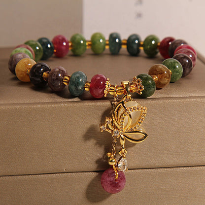Colorful Bracelet Women's High-grade Butterfly