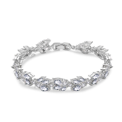 Micro Inlaid Zircon Bracelet Women's Special-interest Design